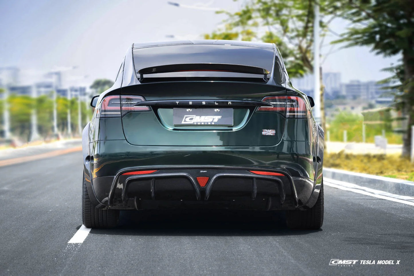 CMST - Model X (2021+) - Carbon Fiber Rear Spoiler