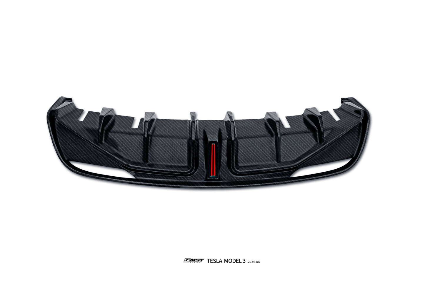 CMST - Model 3 Highland - Carbon Fiber Rear Diffuser & Canards V2