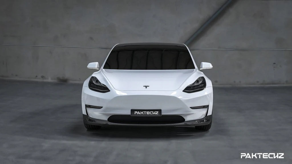 Paktechz - Model 3 - Carbon Fiber Front Lip