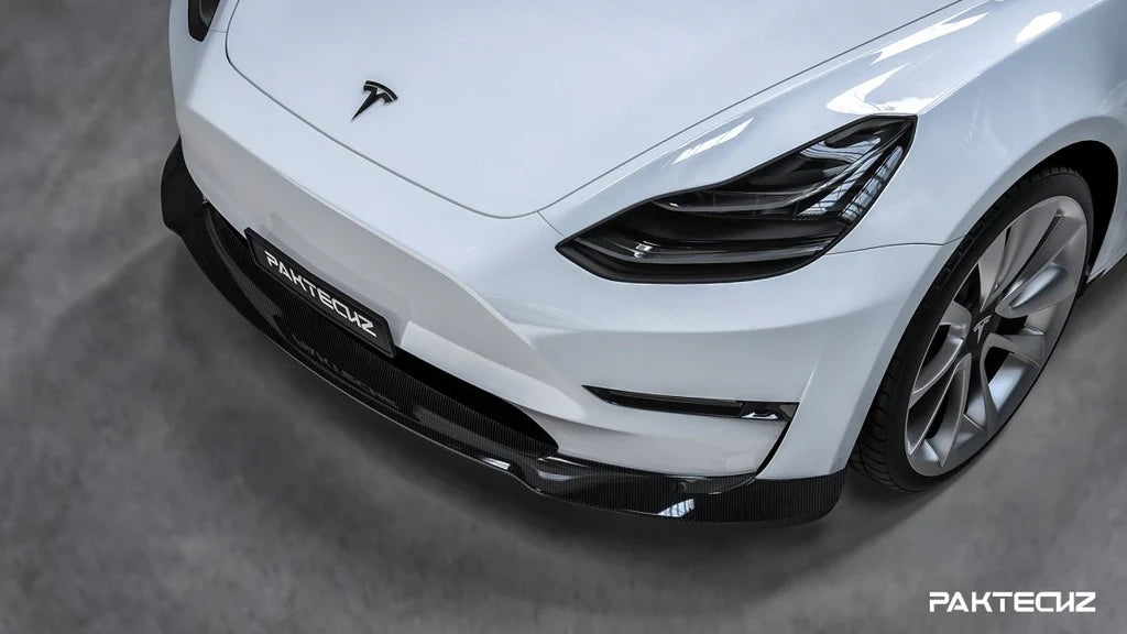Paktechz - Model 3 - Carbon Fiber Front Lip