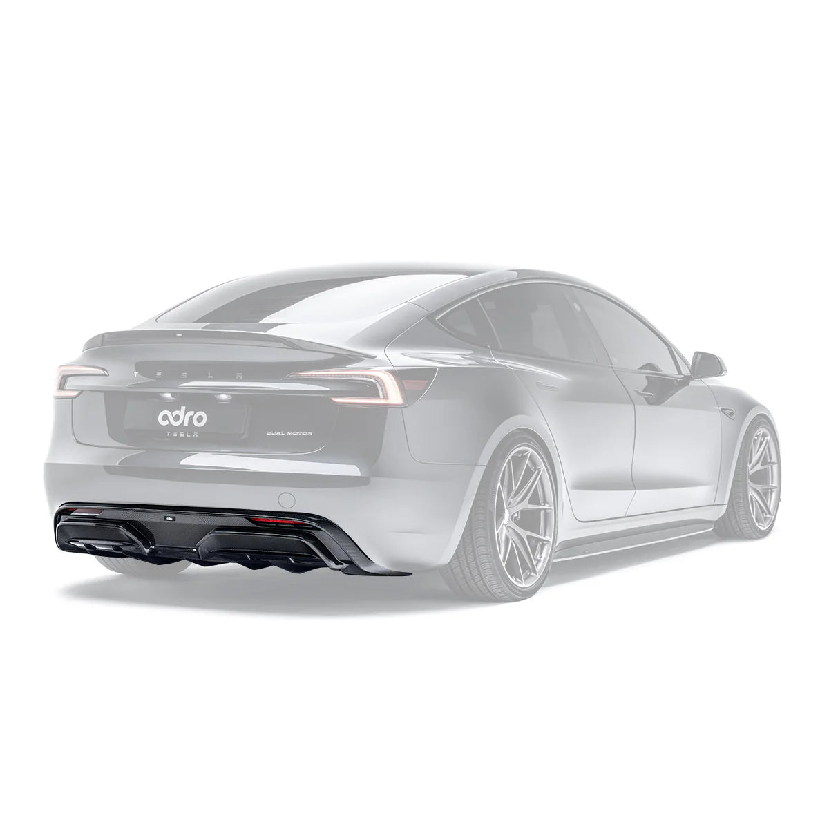 Adro - Model 3 Highland - Carbon Fiber Rear Diffuser