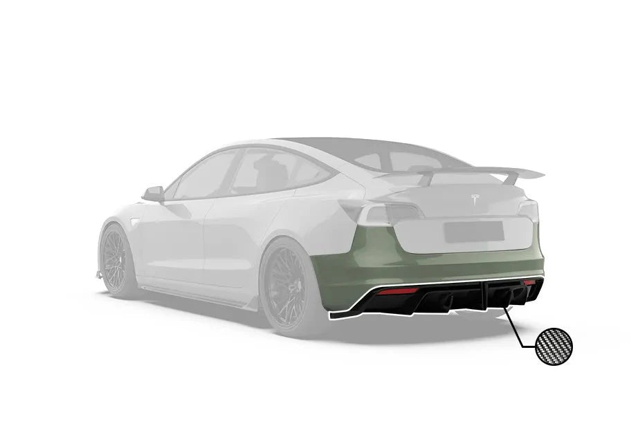 Robot - Model 3 - Crypton - Rear Bumper & Rear Diffuser