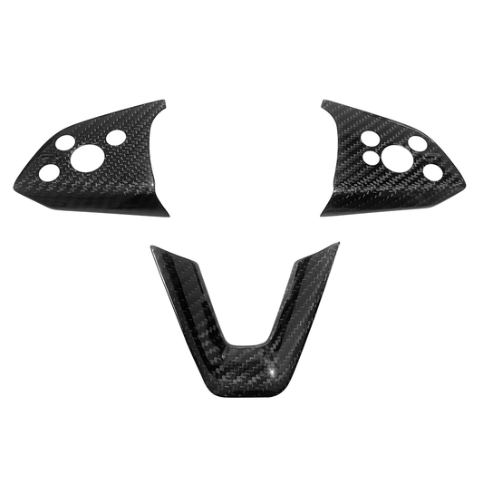 Model 3 Highland - Carbon Fiber Steering Wheel Center Cover