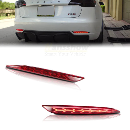 Model 3/Y - Fishbone Rear Bumper Tail Light