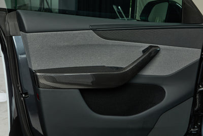 Model Y Juniper - Carbon Fiber Door Armrest Panel Cover