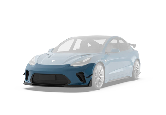 Robot - Model 3 - Hacker (Narrow) - Front Bumper & Front Lip