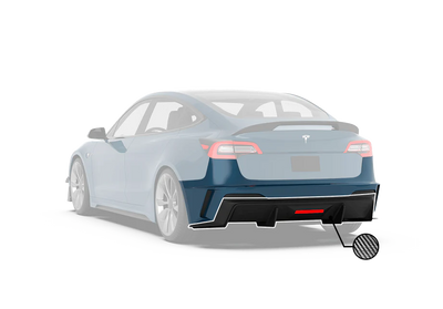 Robot - Model 3 - Hacker (Narrow) - Rear Bumper & Rear Diffuser