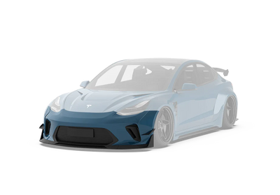 Robot - Model 3 - Hacker (Widebody) - Front Bumper & Front Lip