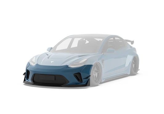 Robot - Model 3 - Hacker (Widebody) - Front Bumper & Front Lip