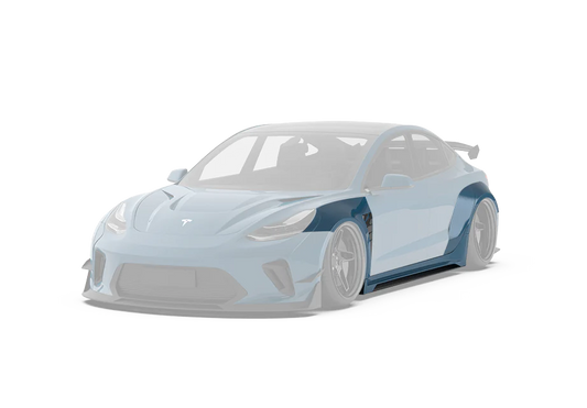 Robot - Model 3 - Hacker (Widebody) - Fenders & Side Skirts