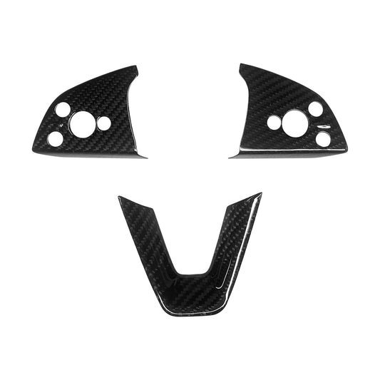 Model Y Juniper - Carbon Fiber Steering Wheel Center Cover