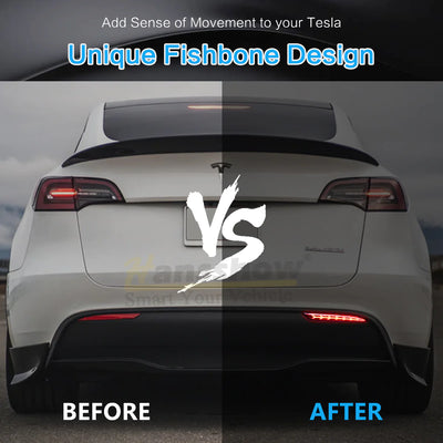 Model 3/Y - Fishbone Rear Bumper Tail Light