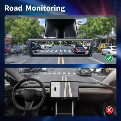 Model 3/Y - Dual-Route Live Streaming Rearview Mirror