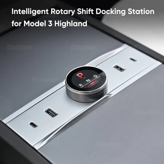 Model 3 Highland - Smart Rotating Gear Shift Dock