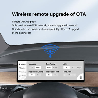 9" Touch Screen Carplay/Android Auto Smart Dashboard