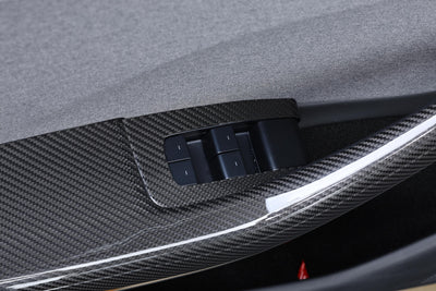 Model 3 Highland - Carbon Fiber Window Button Covers