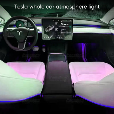 Model 3/Y - Laser Carving Ambient Lighting Kit
