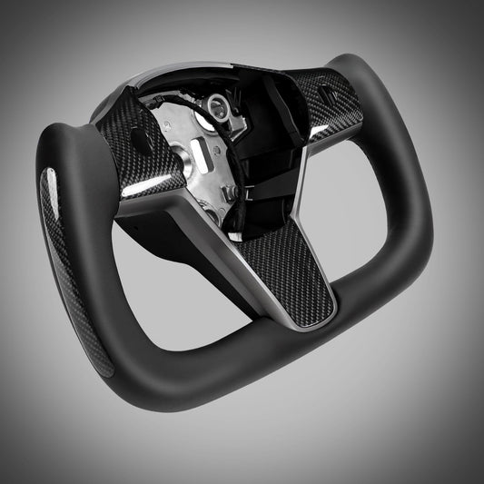 Model 3/Y - Yoke Style Carbon Fiber Steering Wheel