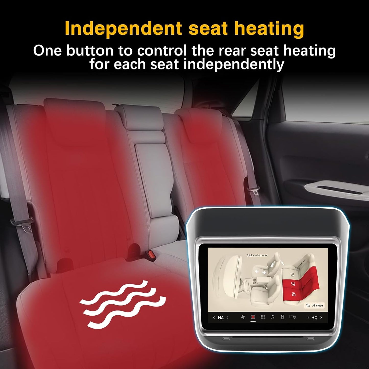 7.2" Rear Seat Display Screen