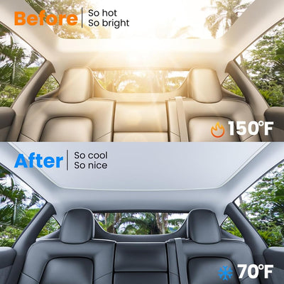 Model Y - Integrated Electric Retractable Glass Roof Sunshade
