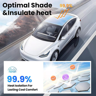 Model Y - Integrated Electric Retractable Glass Roof Sunshade
