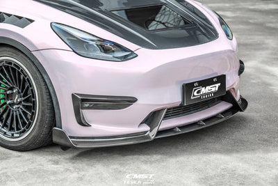 CMST - Model Y - Carbon Fiber Front Lip V4