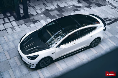 CMST - Model 3 - Carbon Fiber Hood V1