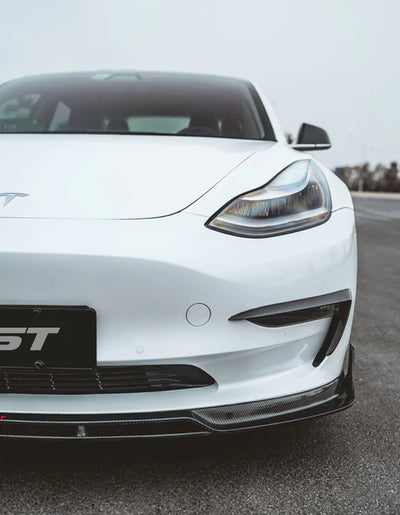 CMST - Model 3 - Carbon Fiber Front Lip V2