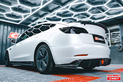 CMST - Model 3 - Carbon Fiber Rear Diffuser V3