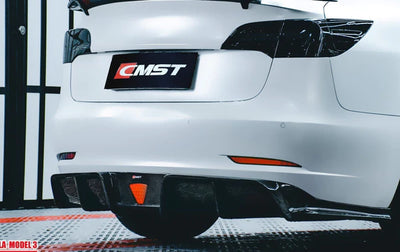 CMST - Model 3 - Carbon Fiber Rear Diffuser V3