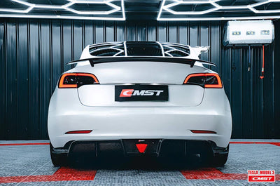 CMST - Model 3 - Carbon Fiber Rear Spoiler V3