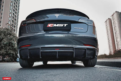 CMST - Model 3 - Carbon Fiber Rear Diffuser V1