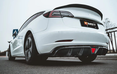 CMST - Model 3 - Carbon Fiber Rear Spoiler V1