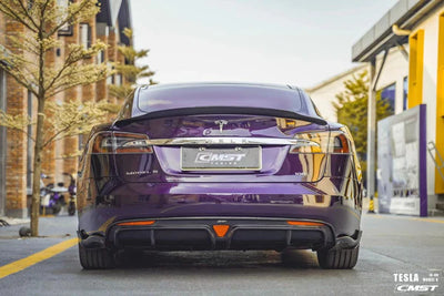 CMST - Model S (2016-2020) - Carbon Fiber Rear Diffuser & Canards
