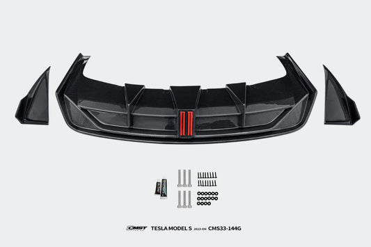 CMST - Model S (2021+) - Carbon Fiber Rear Diffuser