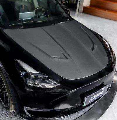 CMST - Model Y - Carbon Fiber Hood V4