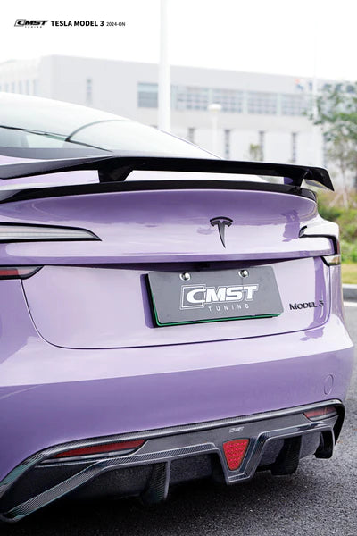 CMST - Model 3 Highland - Carbon Fiber Rear Spoiler V1