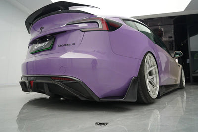 CMST - Model 3 Highland - Carbon Fiber Rear Diffuser & Canards V1