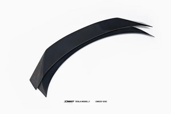 CMST - Model 3 Highland - Carbon Fiber Rear Spoiler V1