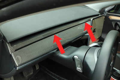 Model 3/Y - Carbon Fiber Front Instrument Cover
