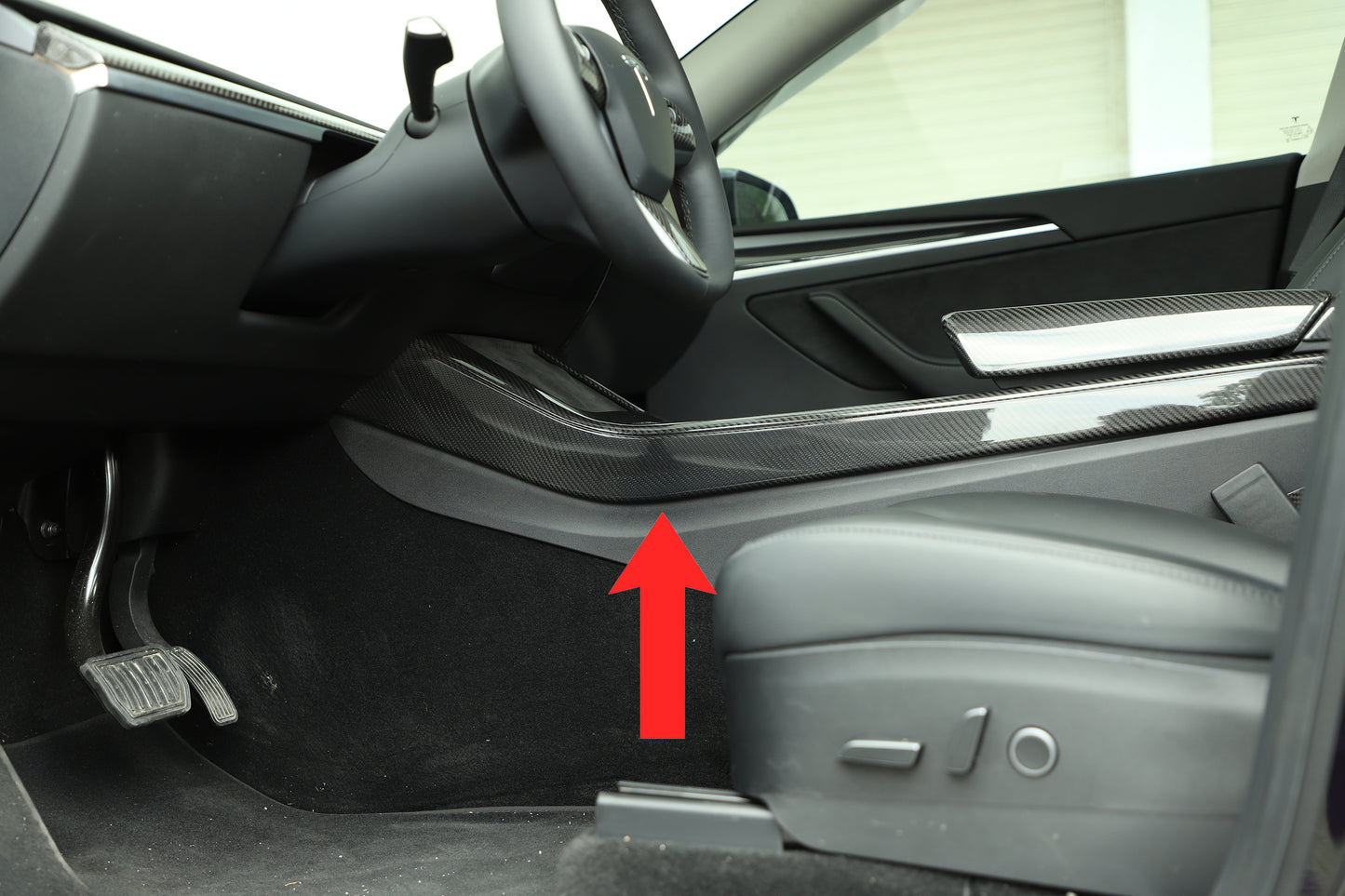 Model 3/Y (16-20) - Carbon Fiber Center Console Side Frame