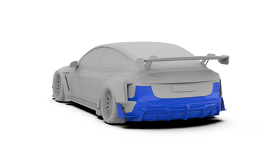 Robot - Model 3 Highland - Hacker Widebody - Rear Diffuser