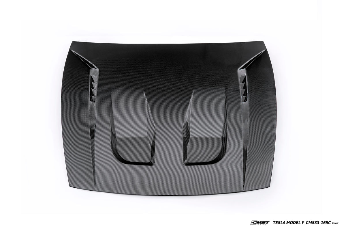 CMST - Model Y Juniper - Carbon Fiber Hood V1