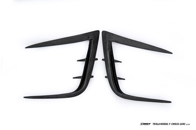 CMST - Model Y Juniper - Carbon Fiber Front Bumper Canards