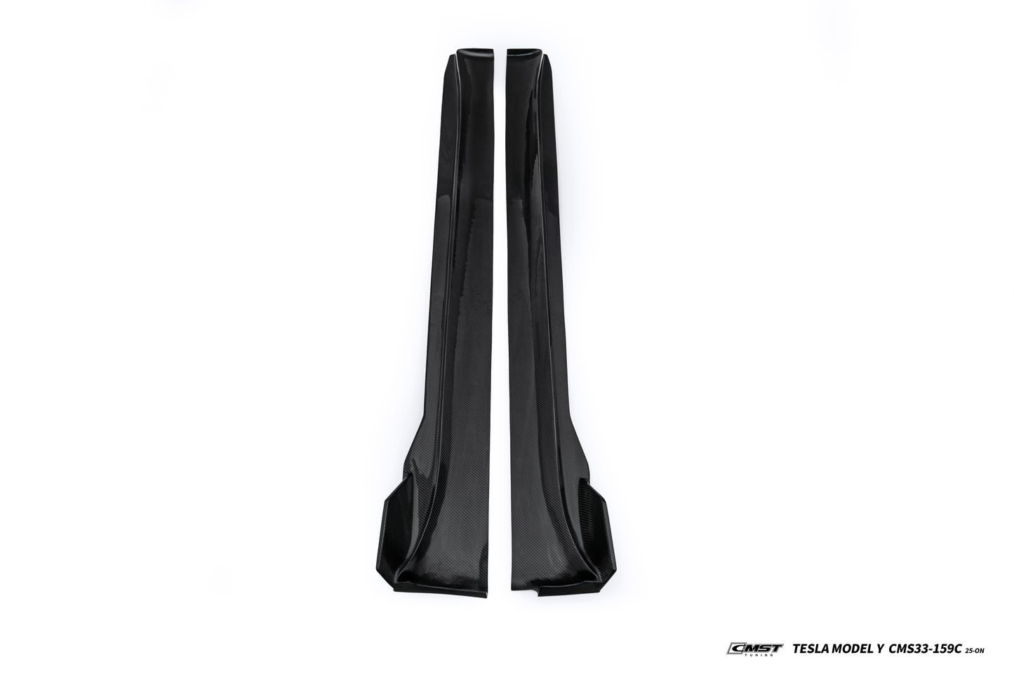 CMST - Model Y Juniper - Carbon Fiber Side Skirts V1