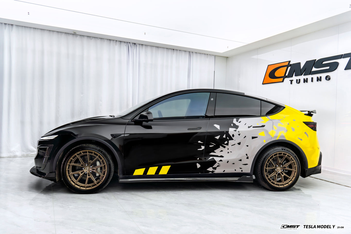 CMST - Model Y Juniper - Carbon Fiber Side Skirts V1