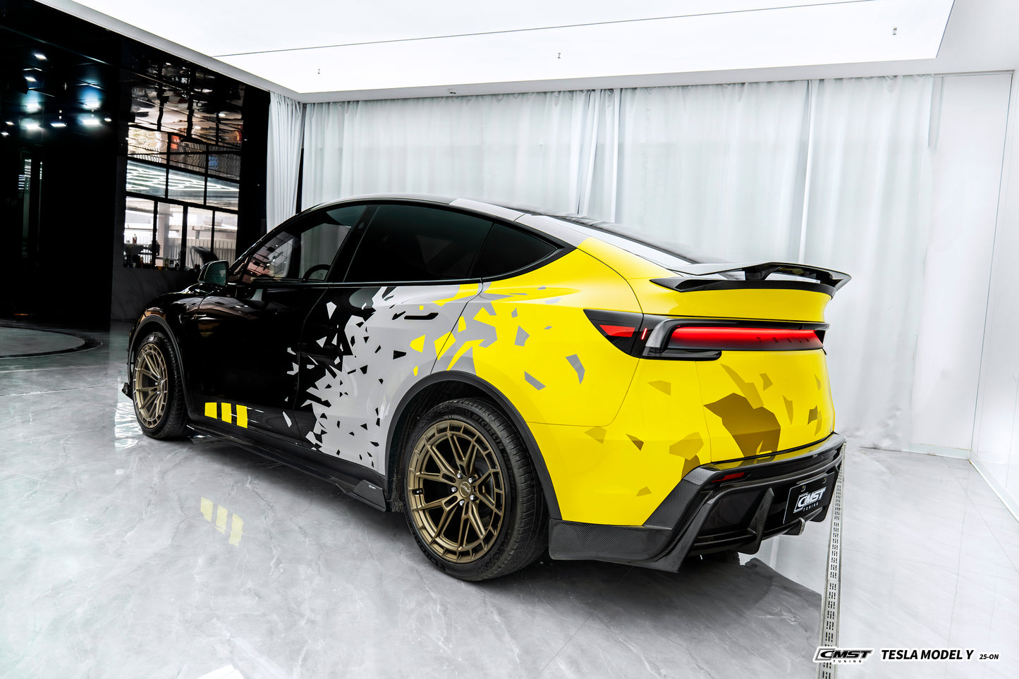 CMST - Model Y Juniper - Carbon Fiber Side Skirts V1