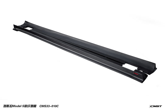 CMST - Model S (2016-2020) - Carbon Fiber Side Skirts