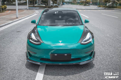 CMST - Model 3 - Carbon Fiber Front Lip V5