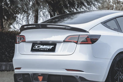 CMST - Model 3 - Carbon Fiber Rear Spoiler V4